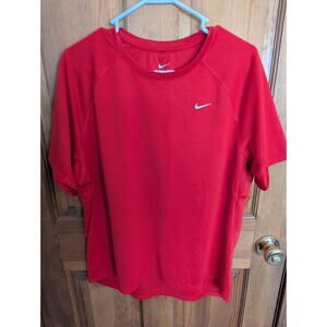 Nike for Men Dri-Fit T-Shirt Short Sleeve Athletic Red Size Large